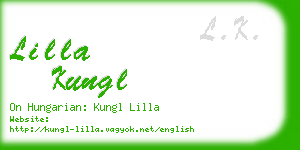 lilla kungl business card